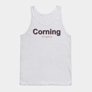 Corning Grunge Text Tank Top